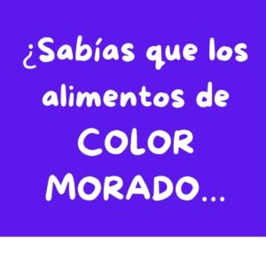 Imagen para Alimentos de color morado